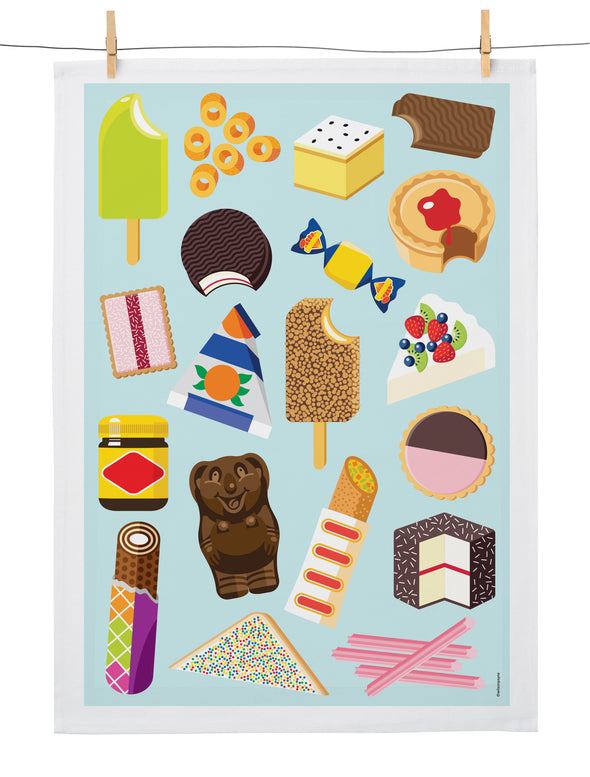 Teatowel Flock of Favourites - WilsonPayne Aust main image 0